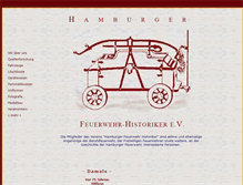 Tablet Screenshot of feuerwehrhistoriker.de